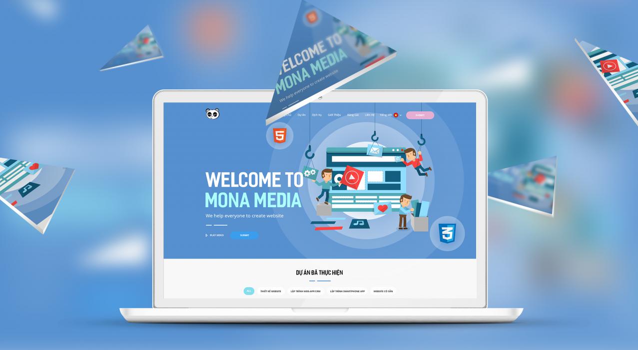 Công ty thiết kế website Mona Media ư