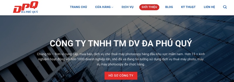 Công ty bán máy photocopy Đa Phú Quý