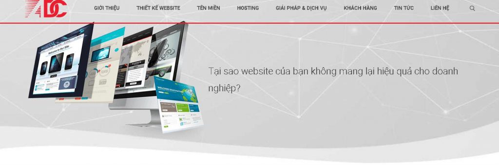 Công ty thiết kế website bất động sản ADC Việt Nam