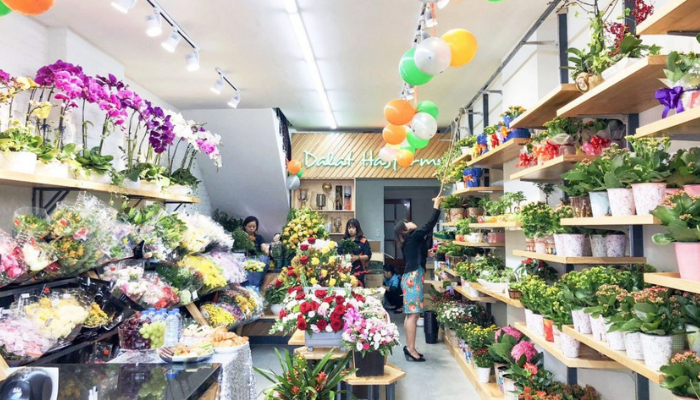 Hệ thống cửa hàng hoa - Dalat Hasfarm