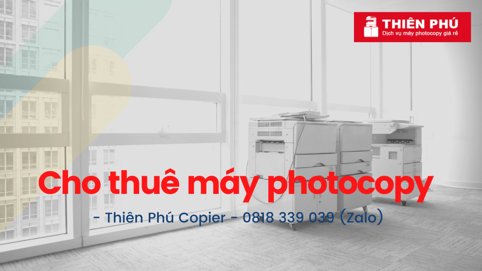 Các dòng máy Photocopy đang dược cho thuê tại Thiên Phú Copier