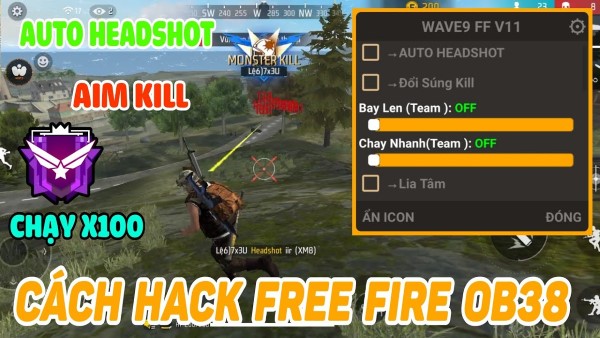 cách hack free fire auto headshot miễn phí
