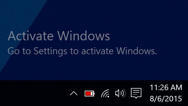 dấu hiệu chưa activate windows 10