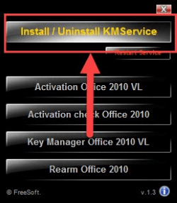 install kmservice
