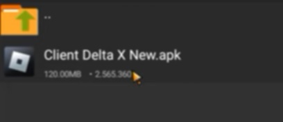 sử dụng client delta x apk để hack blox fruit