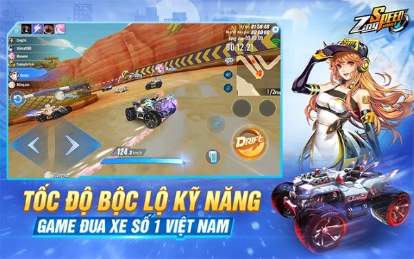 gameplay trong zing speed mobile apk