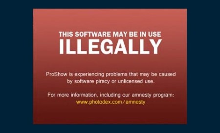 lỗi illegally khi dùng phần mềm