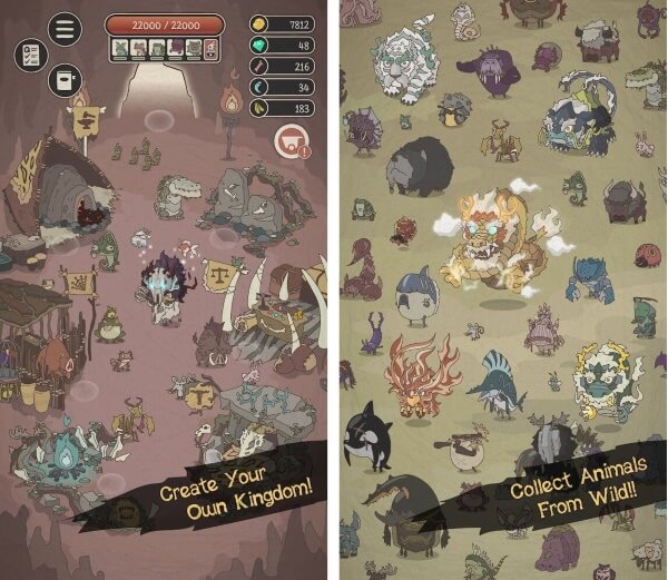 đa dạng nhân vật trong game mobile