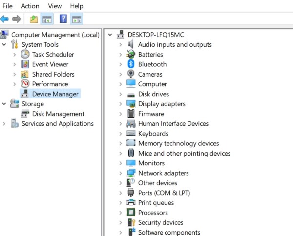 device manager computer