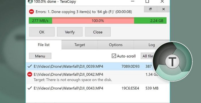 Download TeraCopy Pro v3.6.0 Full Crack (Copy Data, Quản Lý Data)