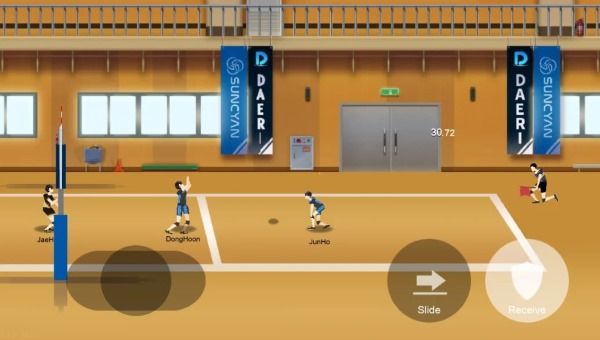 gameplay the spike volleyball mobile