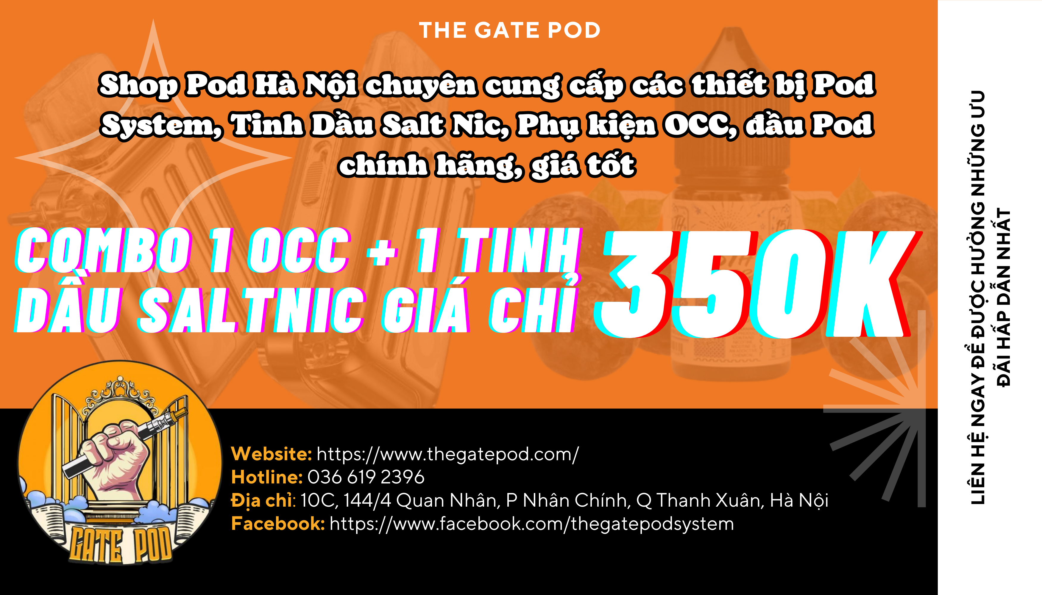 The Gate Pod - Shop pod quận Thanh Xuân uy tín, giá rẻ, freeship