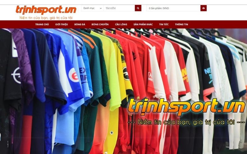 Shop quần áo đá bóng Trinhsport.vn