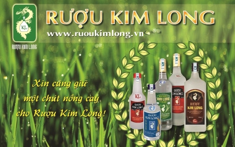 nhãn hiệu rượu kim long