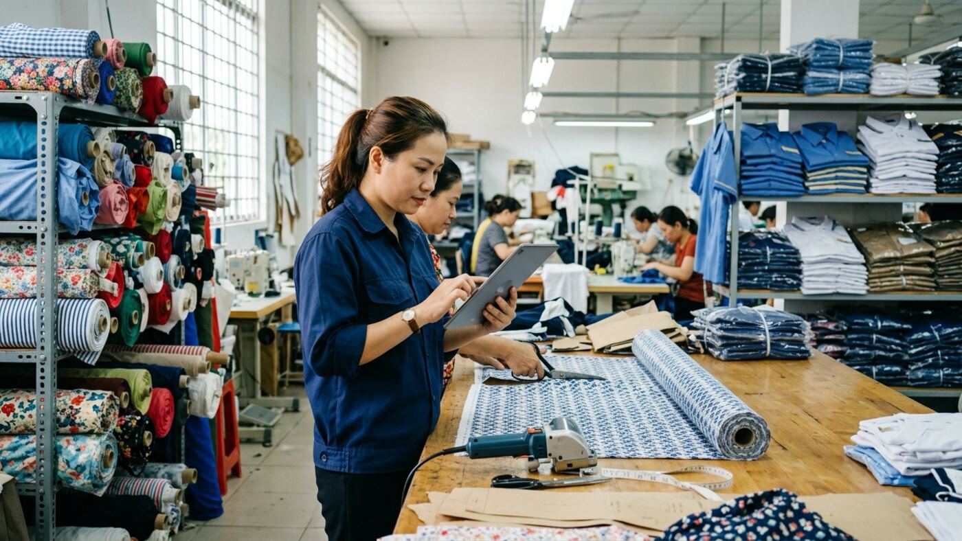 Chủ xưởng may theo dõi đơn hàng với api ngân hàng tự động